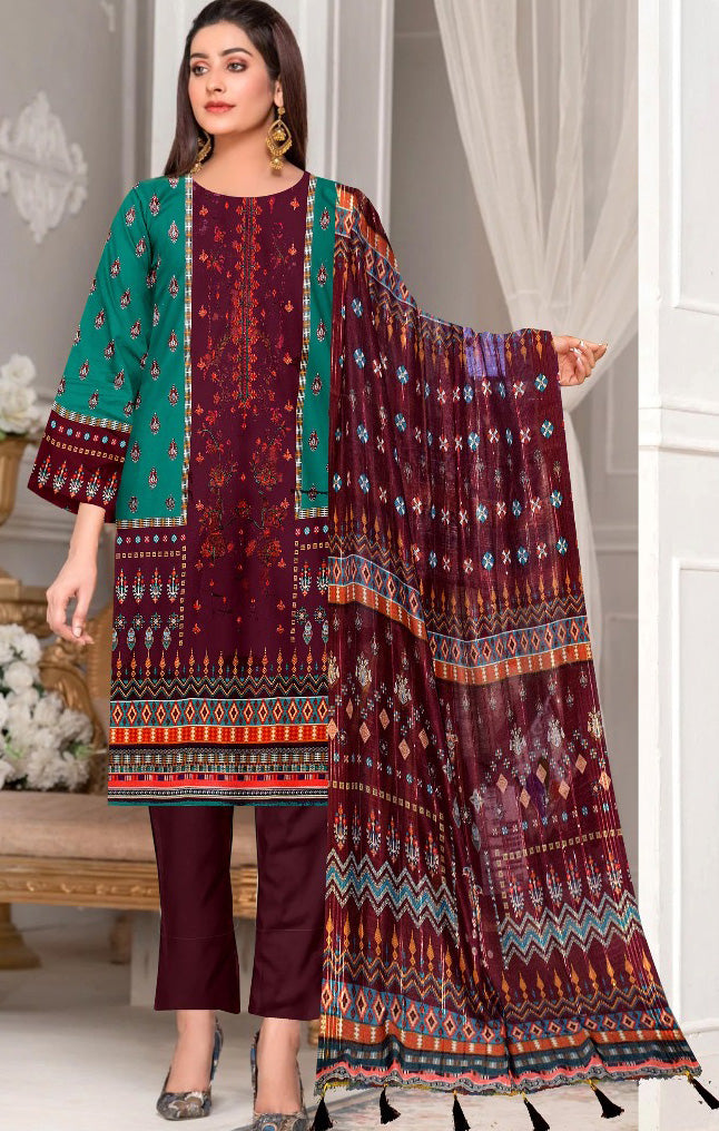 Digital Embroidered Shirt - z0009
