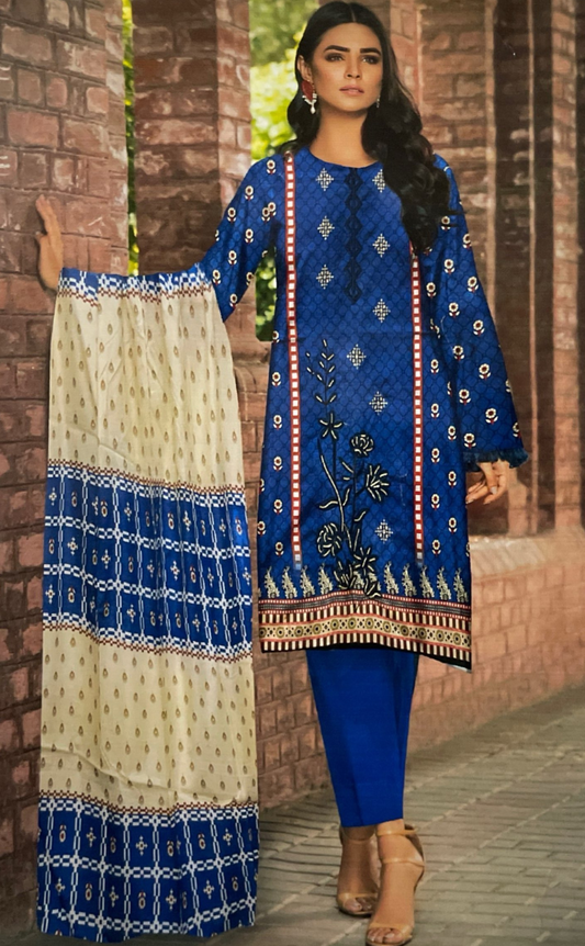 LAWN EMBROIDERED S0001