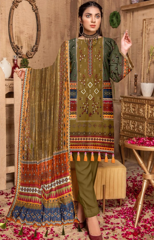Digital Embroidered Shirt - Z0002