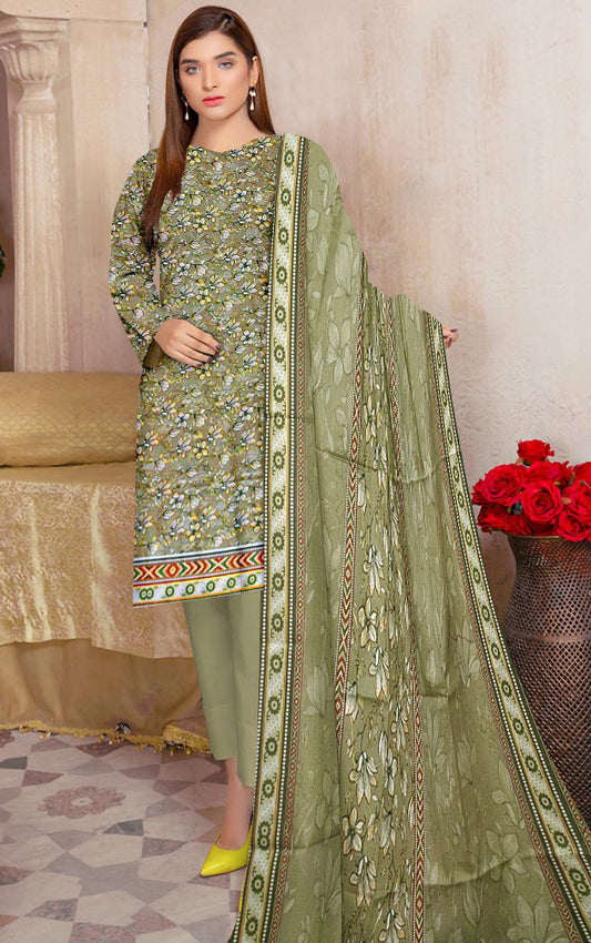 Printed LAWN 3PC- S0003