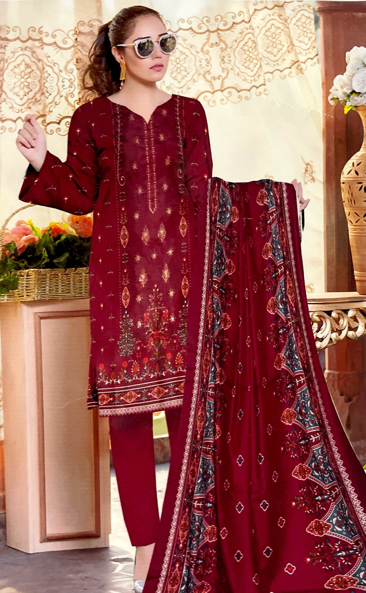 LAWN EMBROIDERED S0005