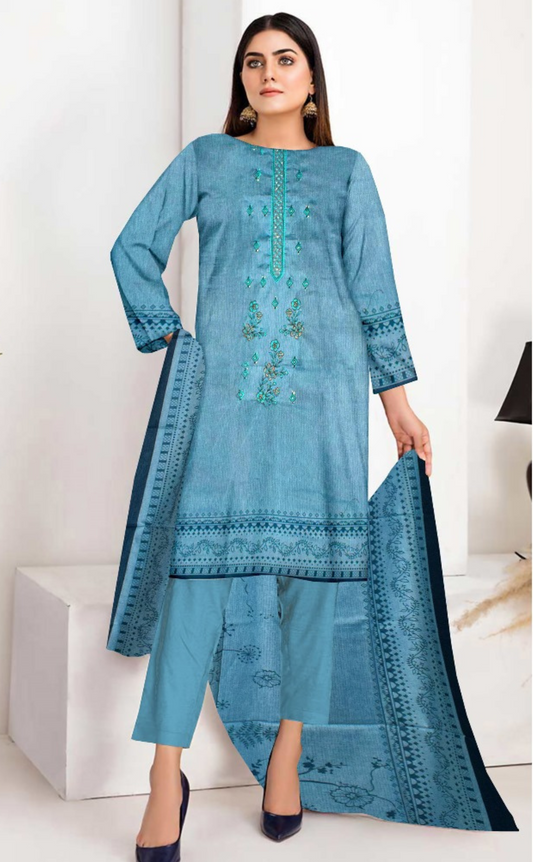LAWN EMBROIDERED S0006