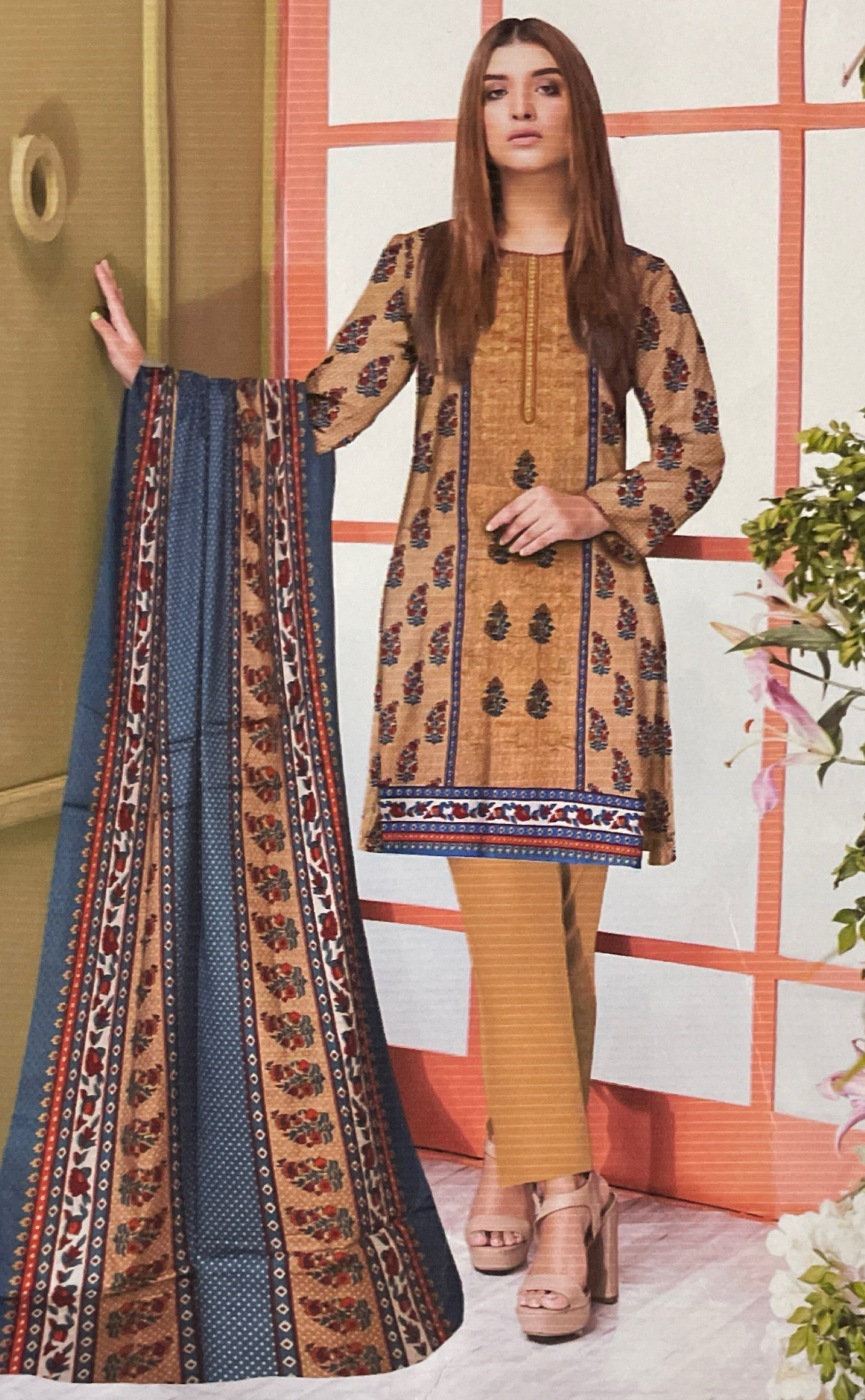 LAWN EMBROIDERED S0007