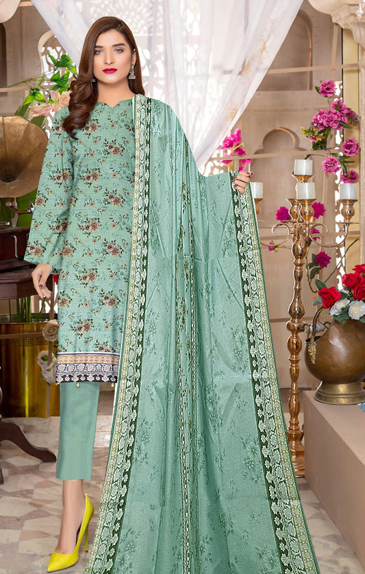 Printed LAWN 3PC- S0005