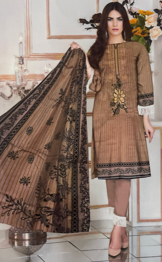LAWN EMBROIDERED S0008
