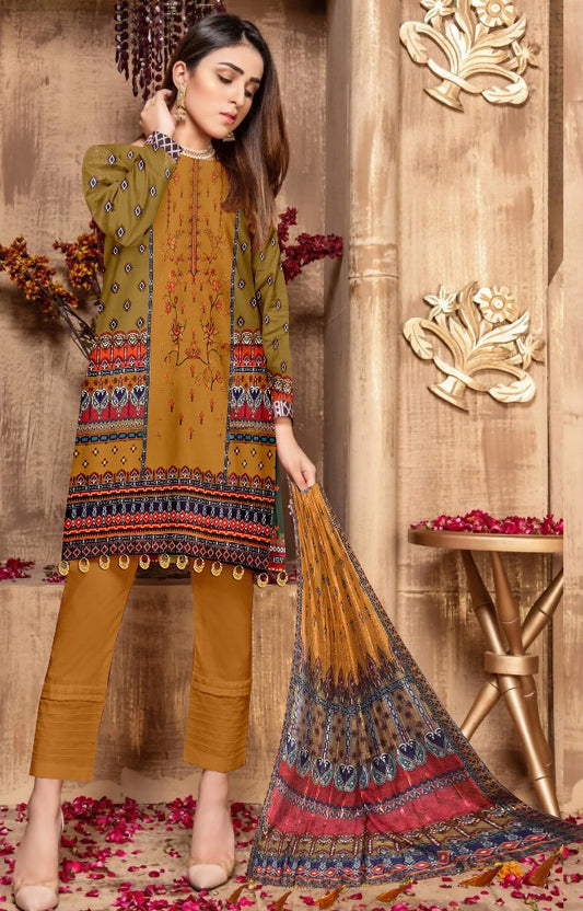 Digital Embroidered Shirt - z0004