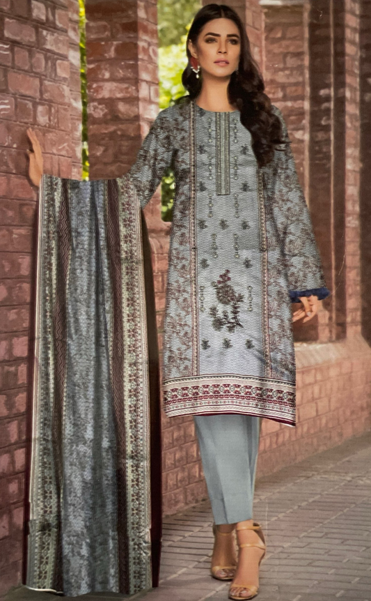 LAWN EMBROIDERED S0009
