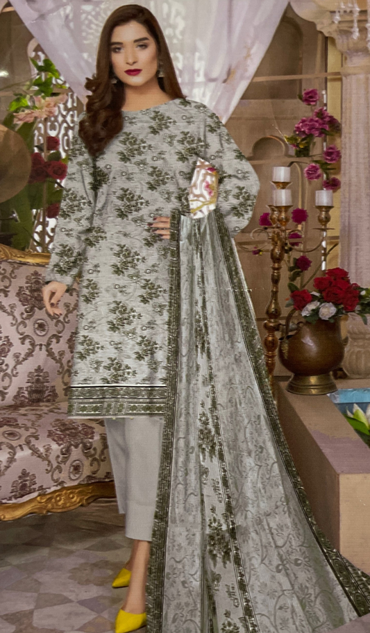 Printed LAWN 3PC- S00010