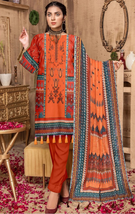 Digital Embroidered Shirt - z00010