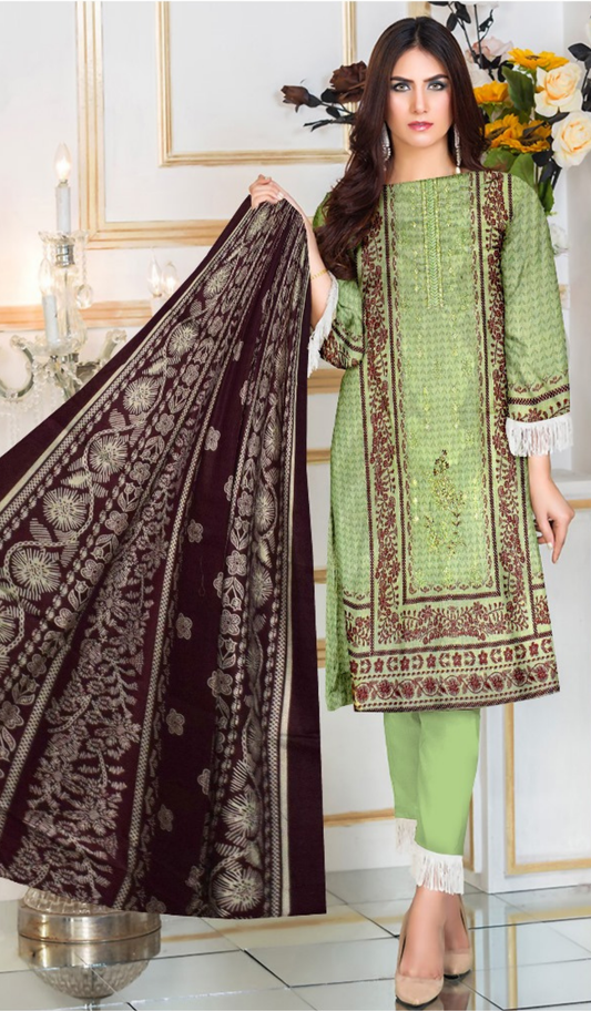 LAWN EMBROIDERED S00010